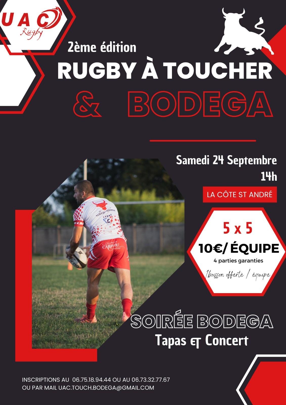 Affiche rugby a toucher 2022