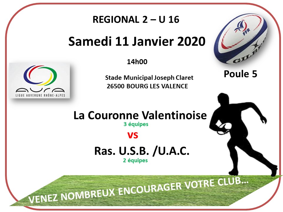 Cadet samedi 11 janvier 2020 journee 1 poule 5