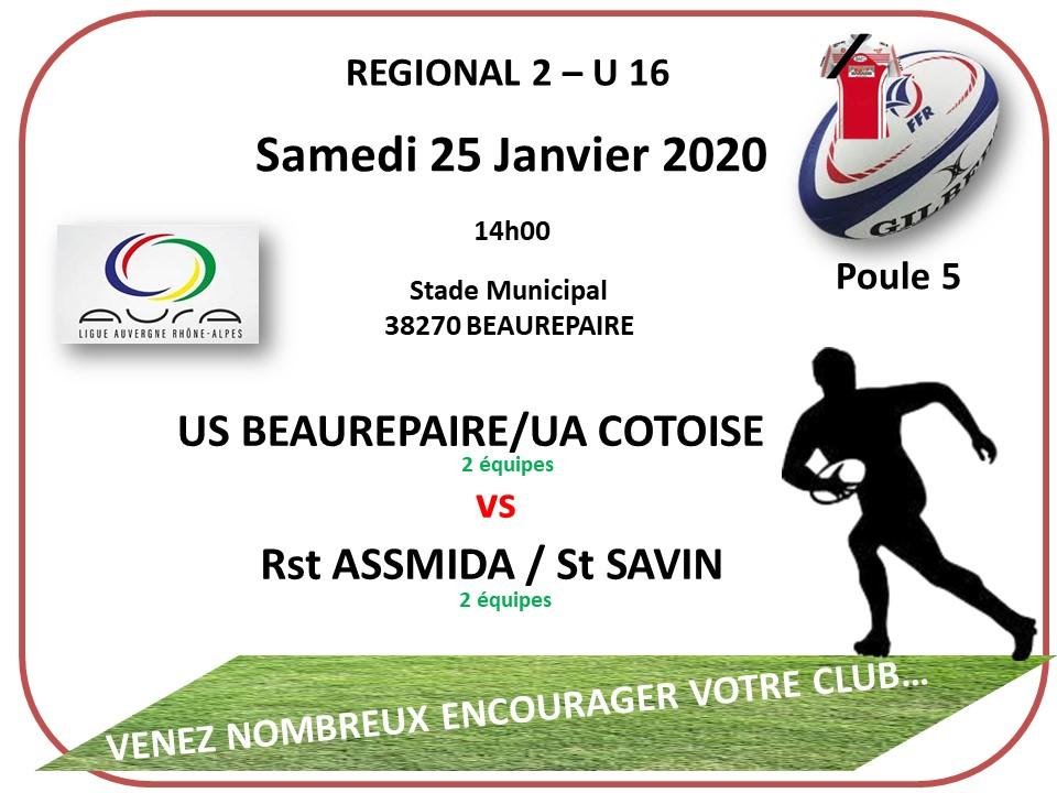 Cadet samedi 25 janvier 2020 journee 1 poule 5