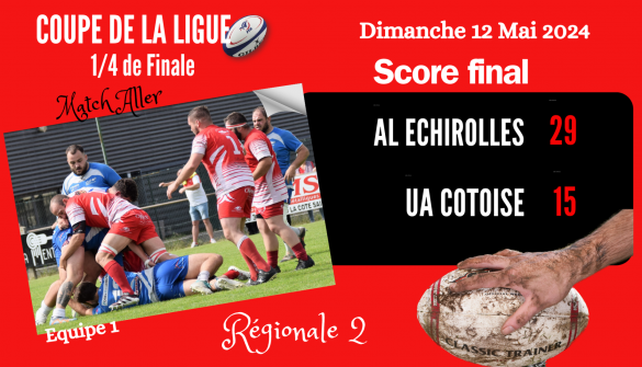 Coupe de la ligue aller du 12 mai 2024
