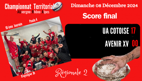 Equipe b du 08 12 2024