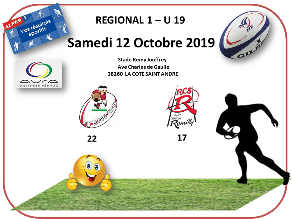 Juniors samedi 12 octobre 13h30 1