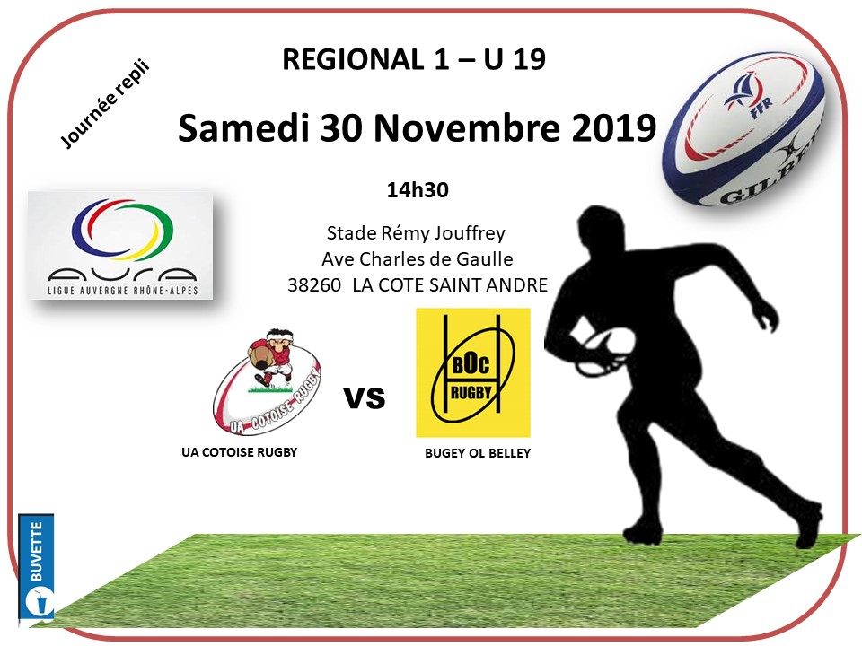 Juniors samedi 16 novembre 2019 14h30 1