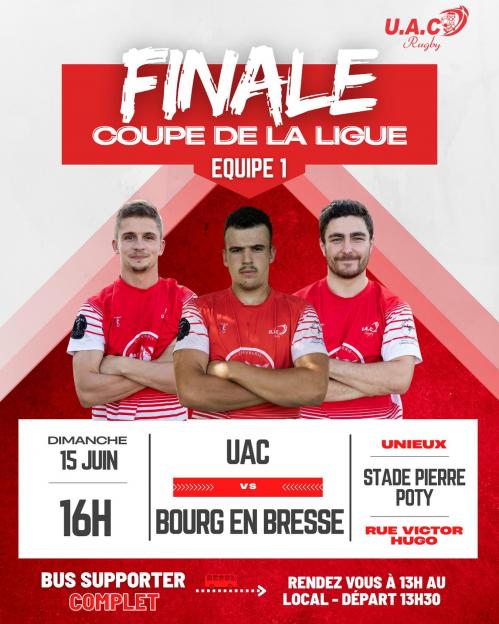 Le 15 juin 25 finale seniors 1 coupe de la ligue
