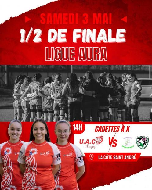 Match demi finale cadette le 3 mai 2025