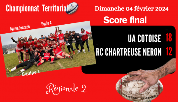 Resultat uac vs rccn equipe 1 du 04 02 25