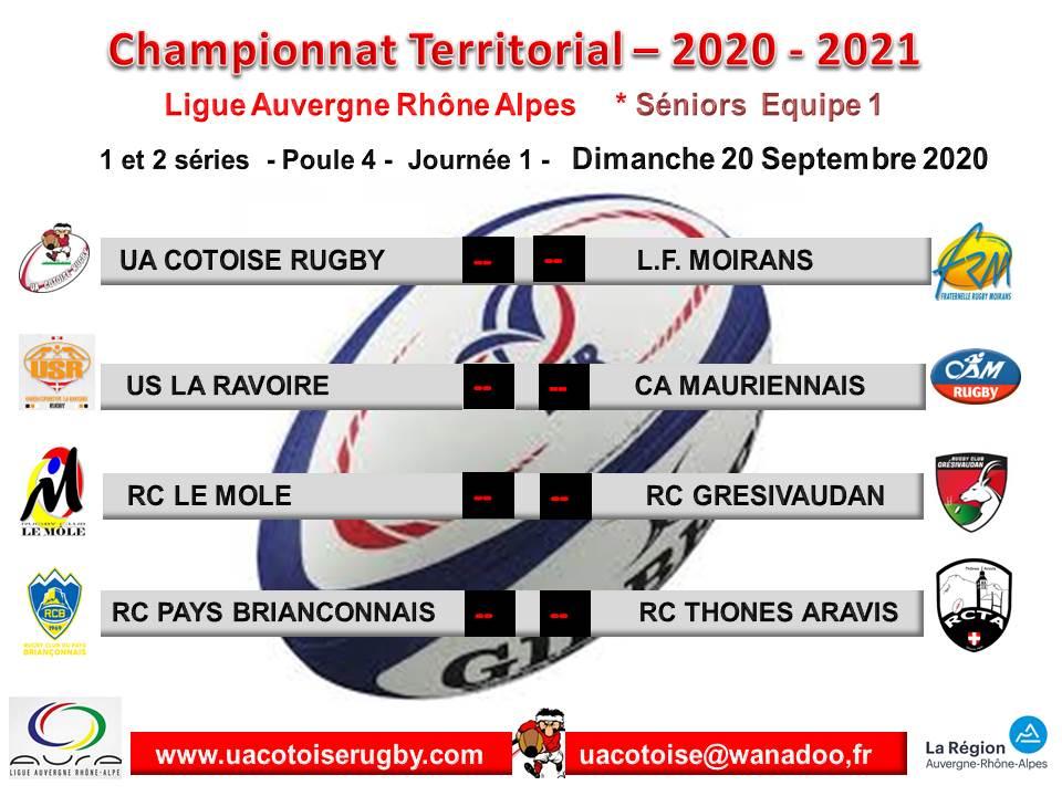 Seniors equipe 1 journee 1 saison 20 21