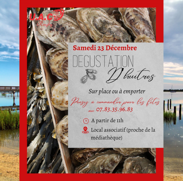 Vente d huitres decembre 2023 ok